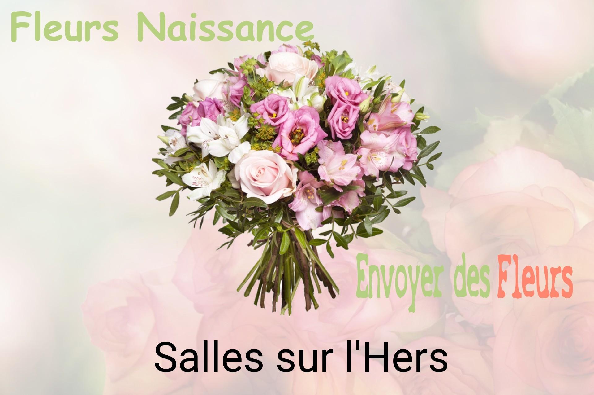 Bouquet de fleurs de naissance livré à Salles-sur-l'Hers